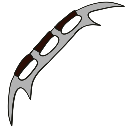 A bat'leth, a klingon ritual weapon.